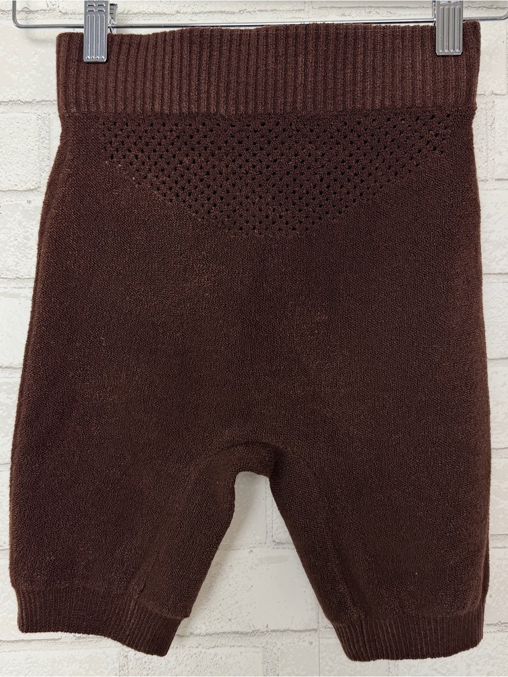 Isa Boulder Arcadia Biker  open-knit shorts Medium New
